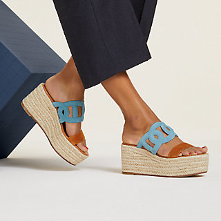 【エレガントに♪】HERMES エスパドリーユ サンダル Ithea 30 Ithea 30 espadrille | Hermès USA